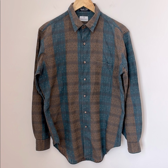 Neiman Marcus Vintage USA Made Men’s Medium Button Down Shirt - Picture 1 of 8